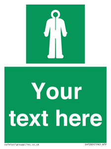 Custom sign safe condition Survival clothing